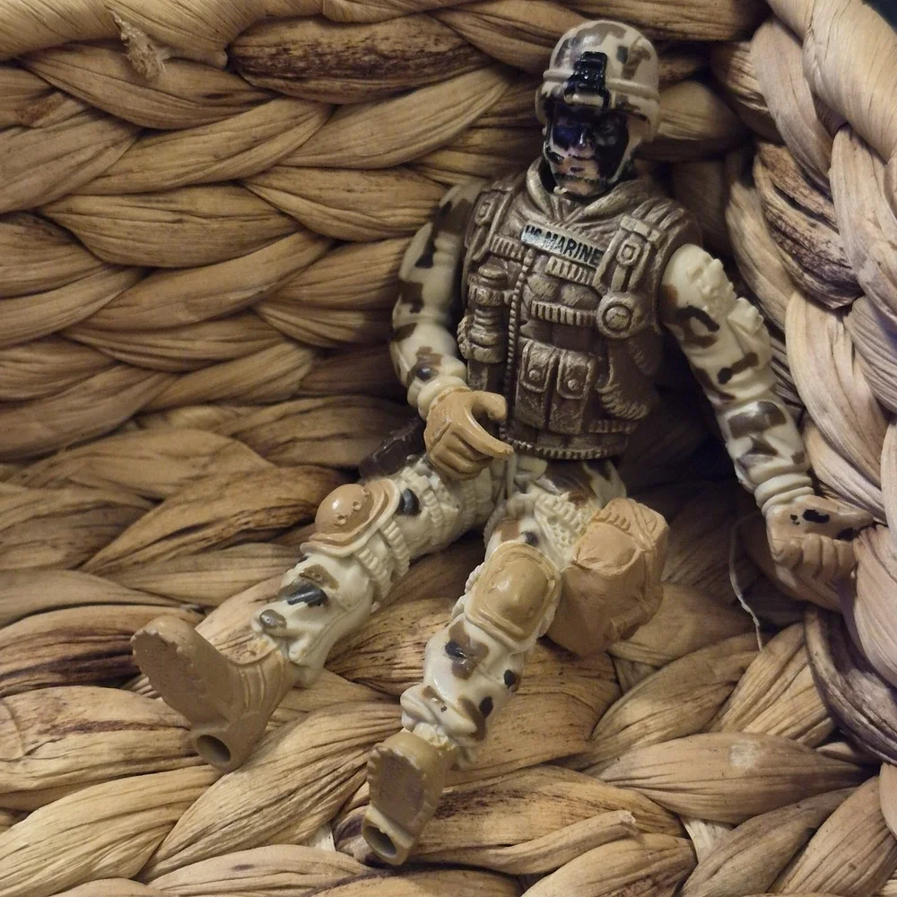 ✅Chap Mei Excite USMC Marine 4 inch Desert Camo Military Action Figure#️⃣